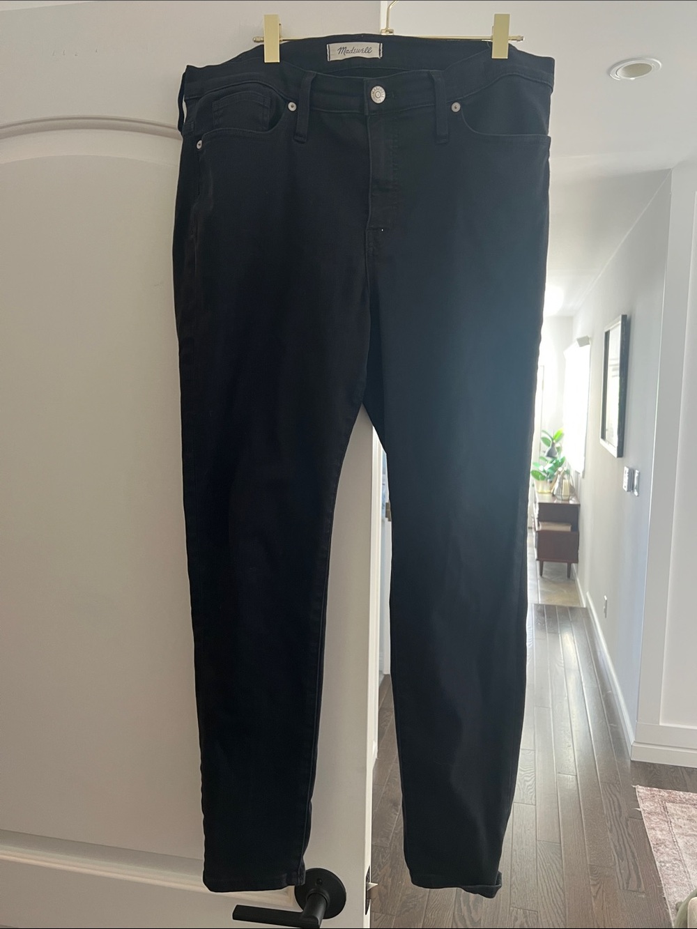Madewell women’s Black Slim Jeans - Classic Stretch Denim